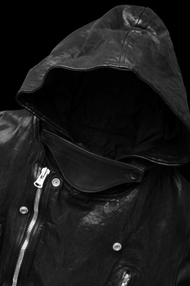 JAPAN SHOULDER “GARMENT-DYED” HOODED RIDERS COAT - BACKLASH バック