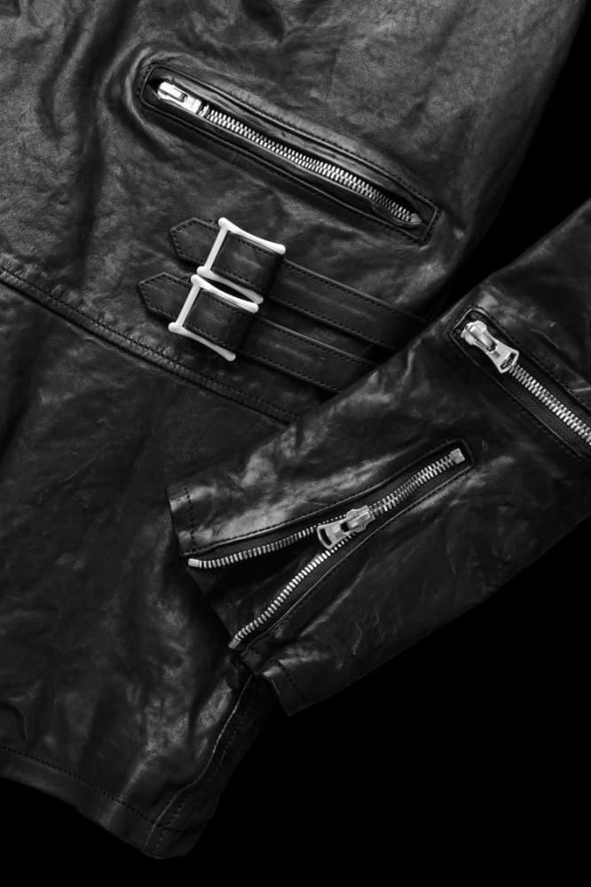 JAPAN SHOULDER “GARMENT-DYED” HOODED RIDERS COAT - BACKLASH バック