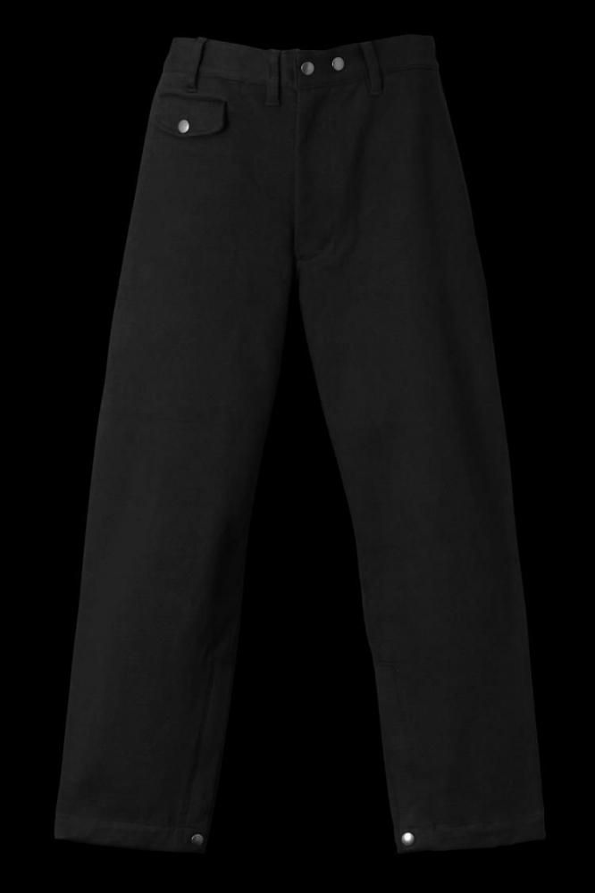 SUPER STRETCH DOBBY CLOTH DRESS EASY TROUSERS GARMENT-DYED