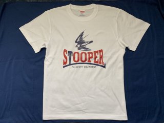 STOOPER falconry T-shirt (Mens L size) 