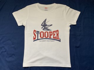 STOOPER falconry T-shirt (Womens M size) 