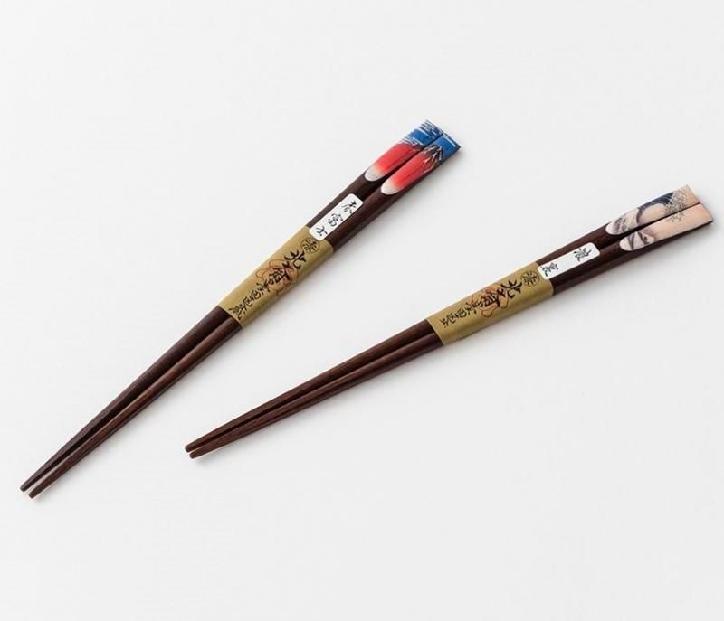 泡木箸 箸 木製 22.5cm 木箸 百檀 鉄扇子 紅檀 松馬 天然木 （ お箸 は