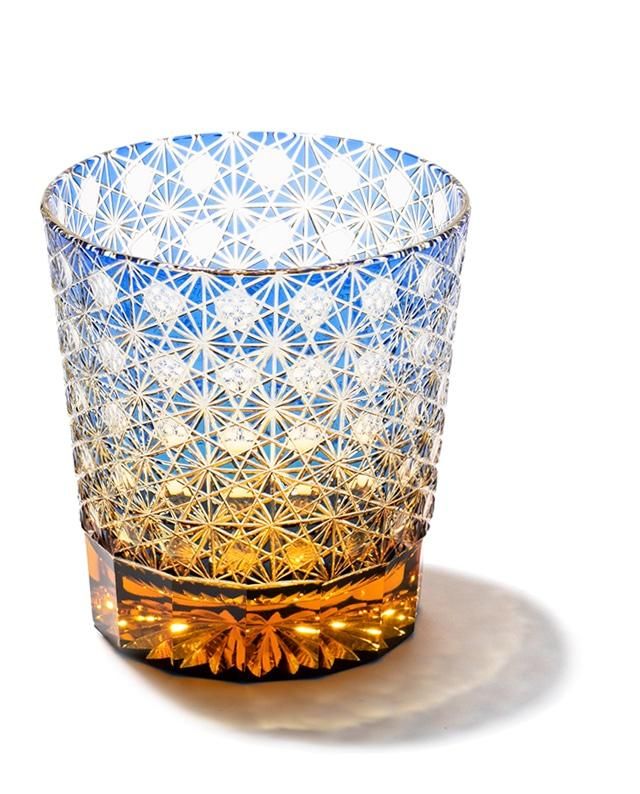 アンティーク　佐々木クリスタル　瑠璃色の鏡♫ アンティーク 佐々木クリスタル 瑠璃色の鏡♫ アンティーク