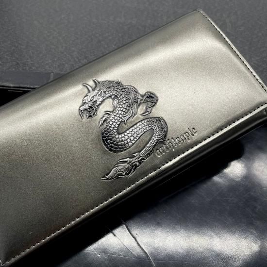 ジャンポールゴルチェ 長財布 銀ドラゴン あったかくっ