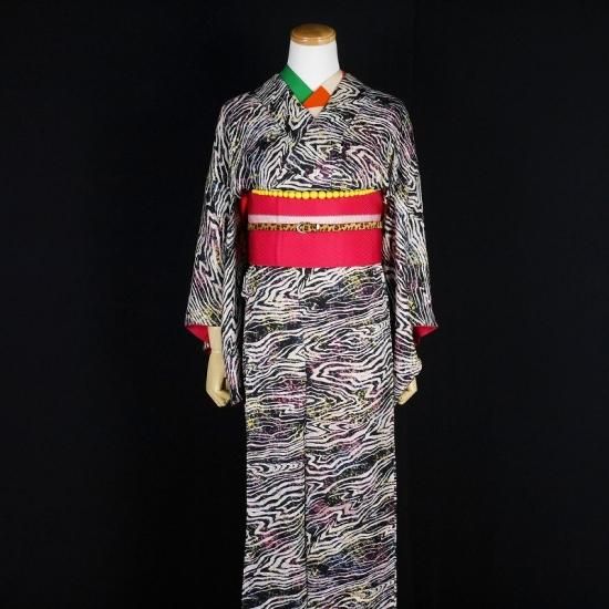 アンティークの着物と丸帯セット② 袴 レンタル 卒業式 2尺袖着物 17点セット JAPAN STYLE レトロ