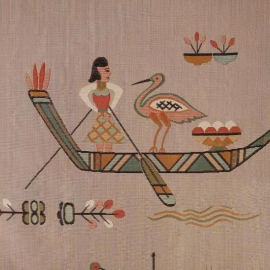 名古屋帯 古代エジプト風 -Akarie