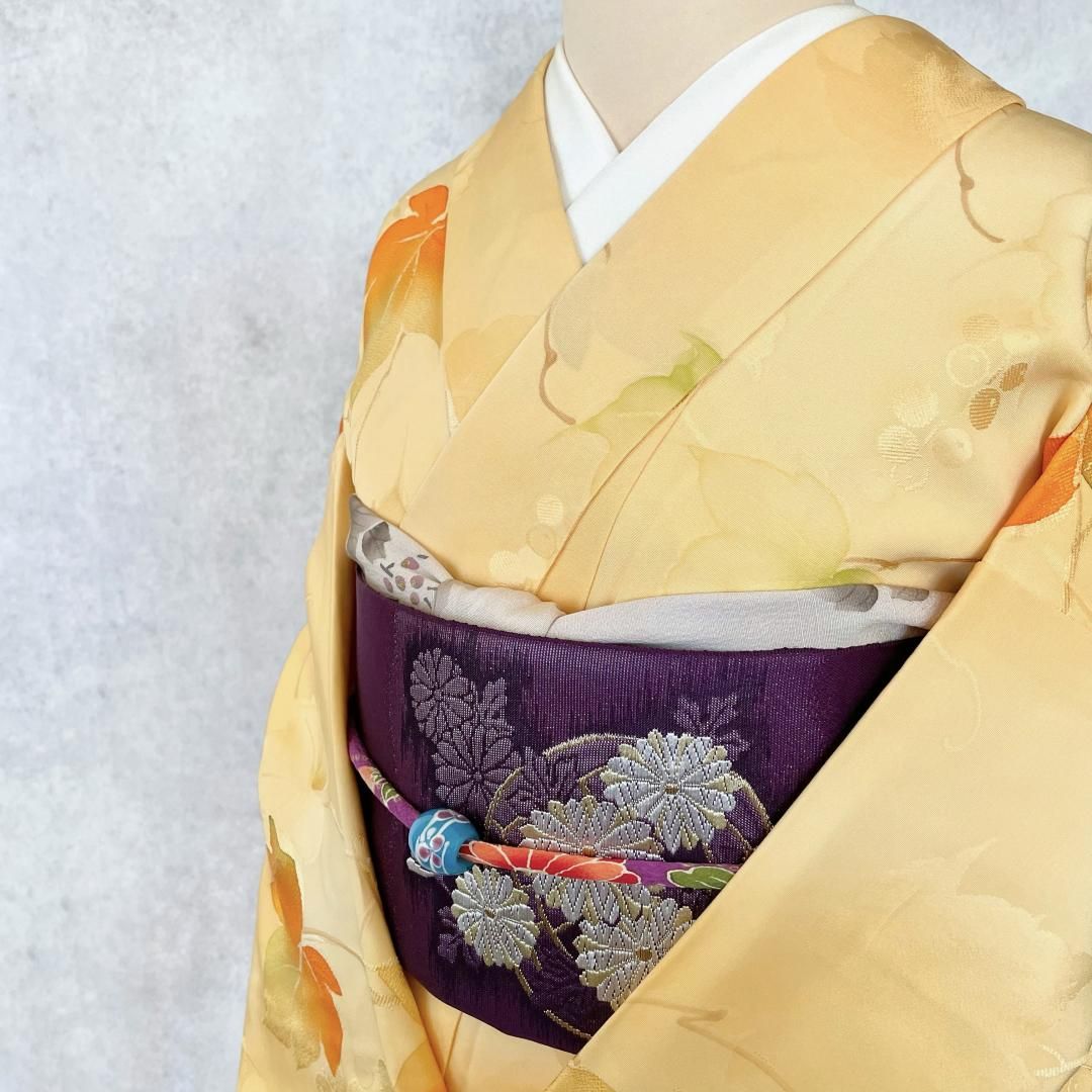 葡萄実る小紋 - アンティーク＆リサイクルキモノ 千すけ 着物ブティック