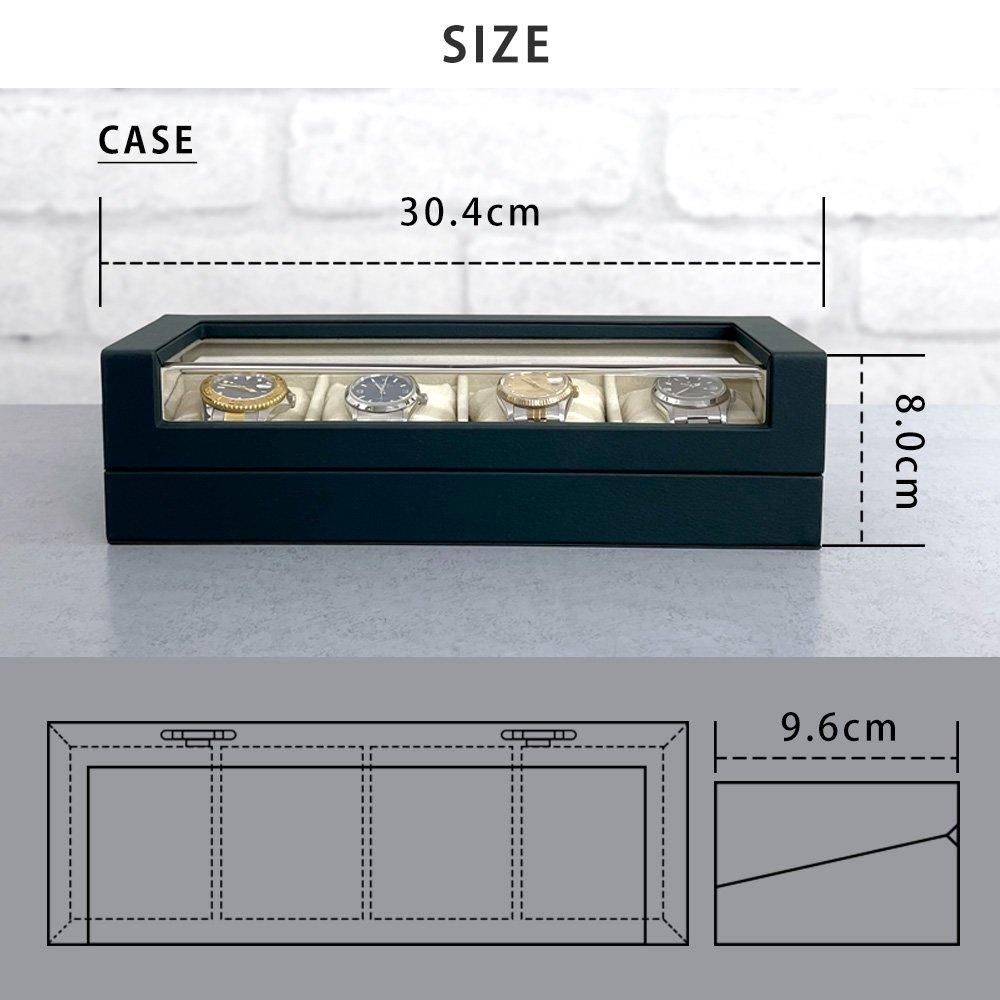 時計ケース 新商品 腕時計 収納ケース 4本収納 PUレザー 時計ケース 新商品 腕時計 収納ケース 4本収納 PUレザー