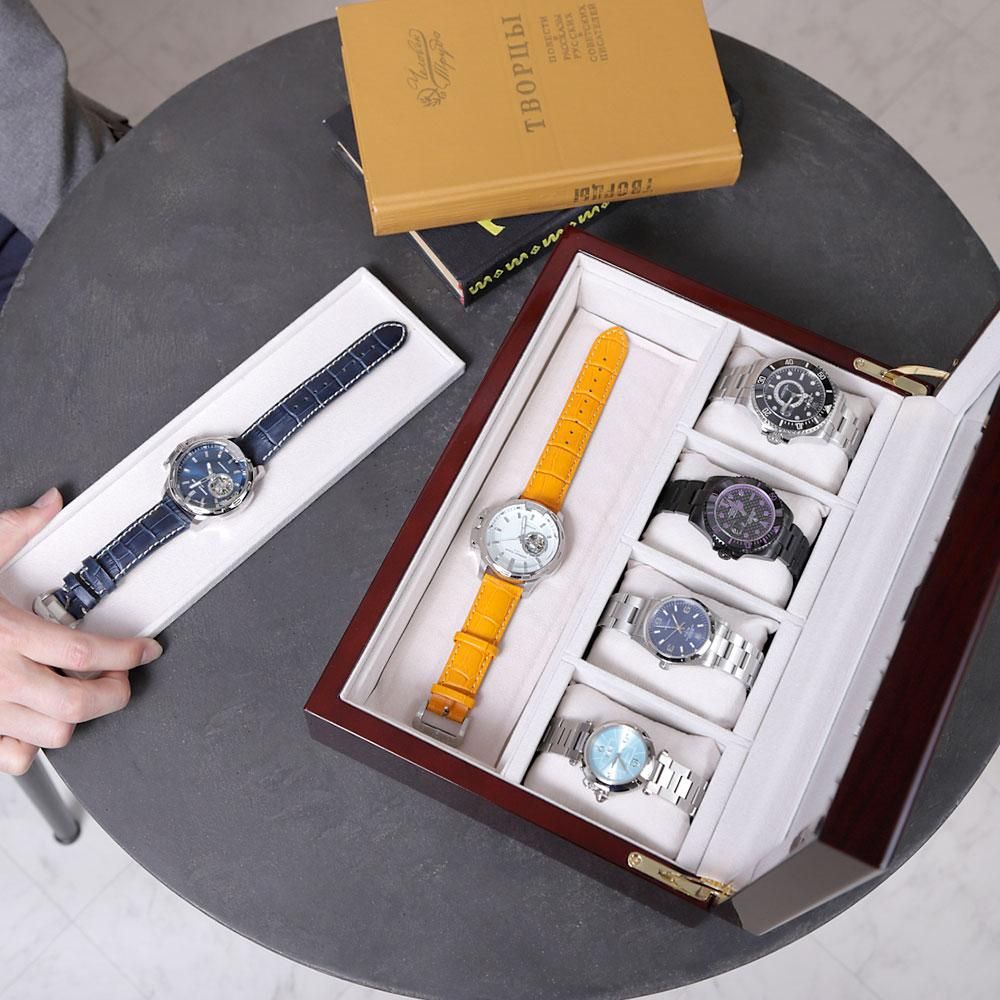時計ケース 腕時計 収納ケース 6本収納 木製 ケース グレース IG 時計ケース 腕時計 収納ケース 6本収納 木製 ケース グレース IG