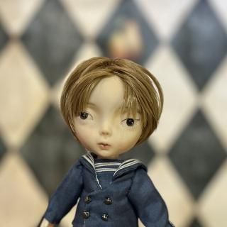 人形作家　てらおなみ様　小さい子　アンティークドール　球体関節　ルイーズ 球体関節人形作家【緋緒様】仲良し三人組の女の子◇第17回倉敷