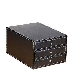 velocidad Pu Leather Office File Cabinet Cabinet Office Bill Book Shelf Desktop 