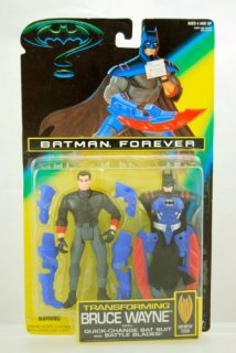 Batman Forever - 1995 - Transforming Bruce Wayne Figure - Body Adaptive Techsuit