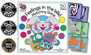 Feelings in the Wild Matching Game Play Therapy Game by Bright Spots Games by Br