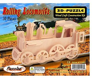 木工芸建設キットポーリング機関車