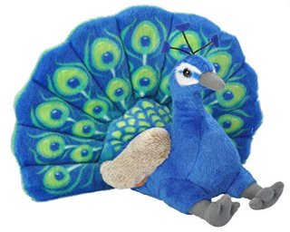 ¹Cuddlekins Peacock Plush wild¹