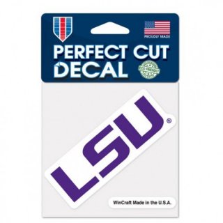 LSU Tigers Perfect Cut Decal ?? 4 x 4