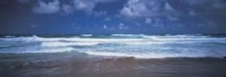 Panoramic Images  Surf on the beach Barbados West Indies ե󥢡ȡץ 91.44 x 30