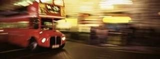 Panoramic Images  England London Bus on the street of London ե󥢡ȡץ 91.44 