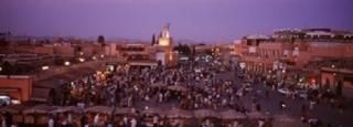 Panoramic Images  Djemma El Fina Marrakech Morocco ե󥢡ȡץ 91.44 x 30.48 cm