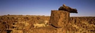Panoramic Images  Dolerite rocks in a desert Devil's Playground Namibia ե󥢡ȡ