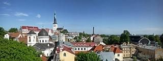 Posterazzi PPI151666L Buildings in a city St Olaf's Church Toompea Hill Tallinn 