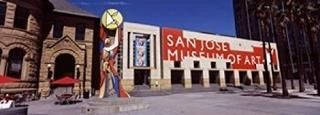 Panoramic Images  Art museum in a city San Jose Museum Of Art Downtown San Jose 