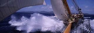Panoramic Images  Sailboat in the sea Antigua Antigua and Barbuda ե󥢡ȡץ 9