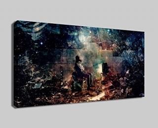 Cortesiۡ The Noble Lie  by Mario Sanchez NevadoGicleeХɥ 20 x 40-Inch 