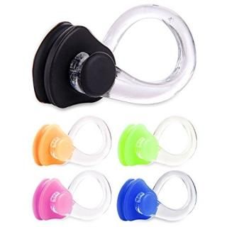 10Pcs/Pack - linwnil Waterproof Silica Gel Swimming Nose Clip - Comfortable Soft