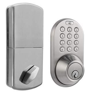 MiLocks TF-02SN Digital Deadbolt Door Lock with Electronic Keypad for Exterior D
