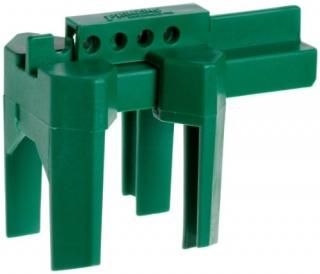 Brady Prinzing Ball Valve Lockout Small for 1/2-2-1/2 Outside Pipe Diameter Gree