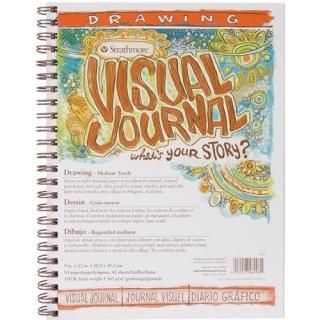 Strathmore Visual Journal Spiral Bound 9X12-100# Drawing 