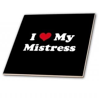 3dRose ct_16597_4 I Love My Mistress-ߥå 12