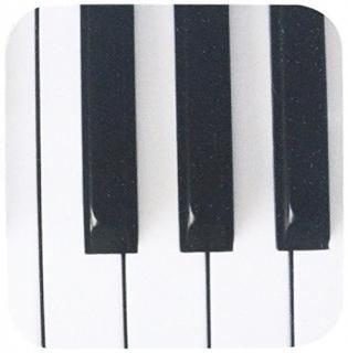 set-of-4-Soft - 3dRose LLC Piano Keys Coaster Soft Set of 4