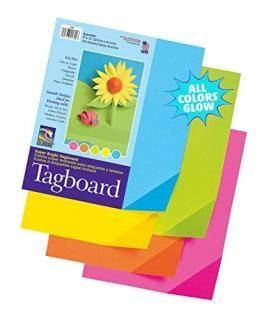 PACON CORPORATION PAC1709 COLORWAVE SUPER BRIGHT TAGBOARD 9-X 12 INCHES