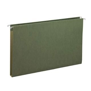 Smead Hanging Box Bottom File Folder 1 Expansion Legal Size Standard Green 25 pe