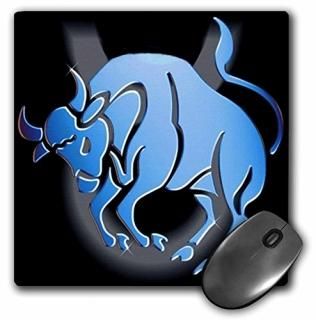 3drose LLC 8?x 8?x 0.25Taurus Zodiac Signޥѥå MP _ 919?_ 1?