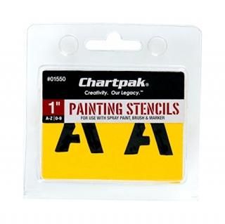 Chartpak CHA01550襹ƥ󥷥ֹ - Letters- 1in.-
