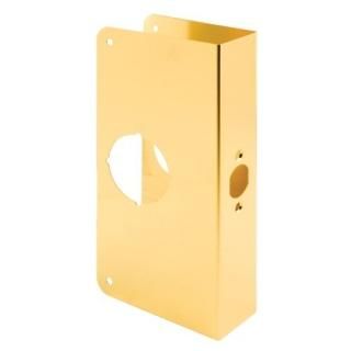 Prime Line Prod.U 9550Brass Door Reinforcer-1-3/4 2-3/4 REINFORCER 
