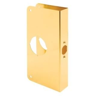 Prime Line Prod.U 9549Brass Door Reinforcer-1-3/8 2-3/4 REINFORCER 
