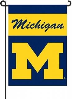BSI PRODUCTS 83003 2-Sided Garden Flag - Michigan Wolverines