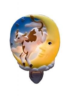 Cow Over Moon Night Light