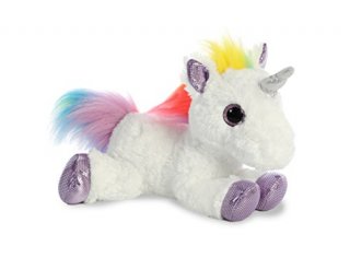 Rainbow Unicorn - Aurora World Flopsie Plush Toy Animal Rainbow Unicorn 30cm