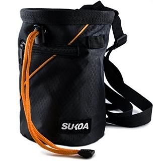Sukoa Chalk Bag with Quick-Clip Belt and 2 Large Zippered Pockets 141