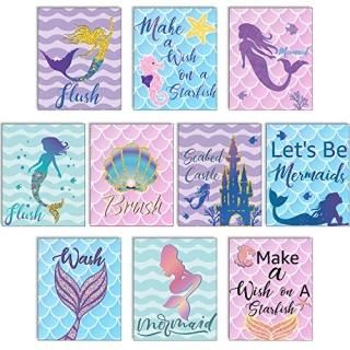 Blulu 10ԡ Let's Be Mermaids ݥ ޡᥤɥ 12.4 x 10.2 ե졼ʤ ȥץ 