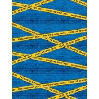 Creative Converting 329398 Plastic Photo Backdrop Police Party
