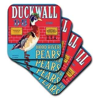 BLNơ٥ȹ𥢡??Duckwall֥ɥաPears with a Mallard Duck졼ȥ٥?? set-