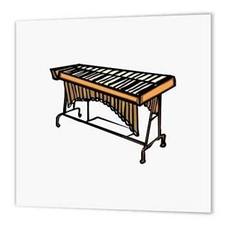 3dRose ht_164443_2 Vibraphone Simple Instrument ǥ Ǯž̻  15.24cm x 15.2
