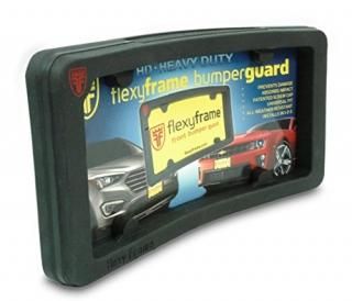 Flexyframe HD - Heavy Duty Bumper Guard and License Plate Frame for Automobile