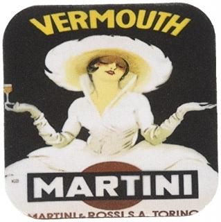 set-of-4-Soft - 3dRose cst_129949_1 Vintage Martini and Rossi Advertising Poster
